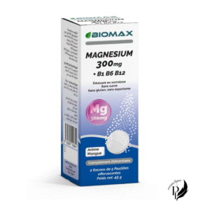 BIOMAX Magnesium 300mg + B1 B6 B12 | مكمل المغنزيوم لتقليل التعب والإجهاد