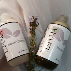 باك ESPUMA للعناية بالشعر – شامبو + ماسك ضد تساقط الشعر للنساء والرجال